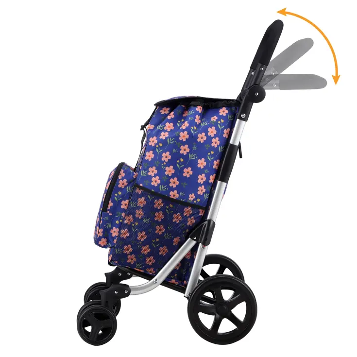 Boodschappentrolley 60L - 4 Wielen