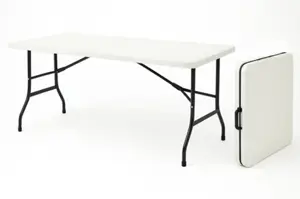 HEM Campingtafel inklapbaar 180x70 cm - White