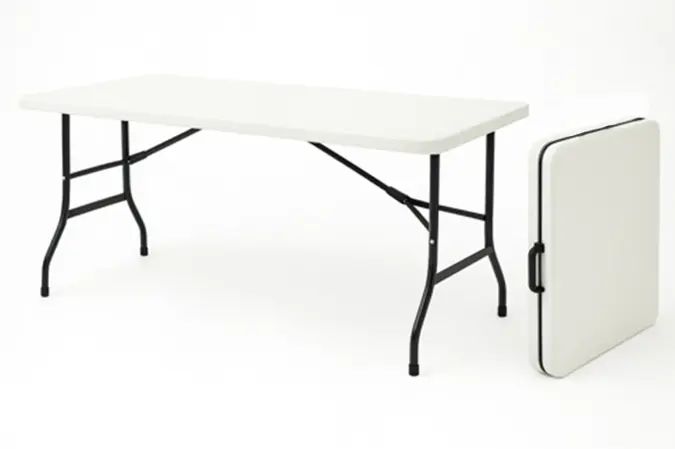 HEM Campingtafel inklapbaar 180x70 cm - White