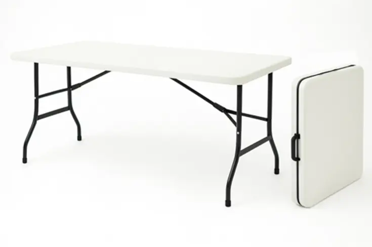 HEM Campingtafel inklapbaar 180x70 cm - White