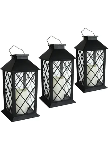 RexTech solarlamp Candle - Set van 3
