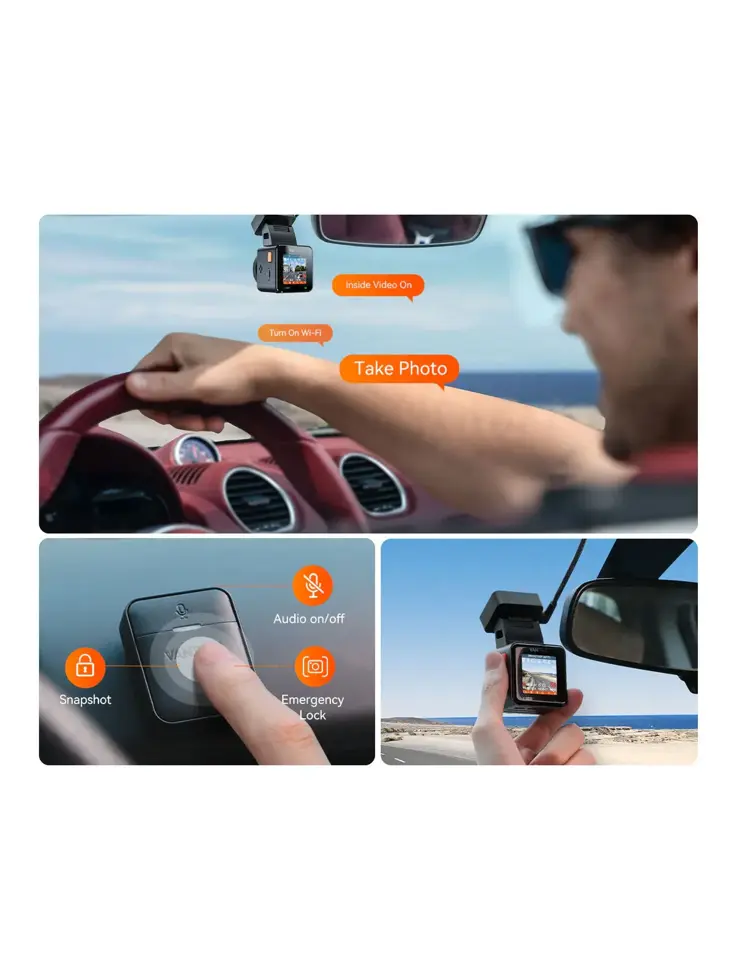E1 Pro Cloud 4K Wifi GPS dashcam
