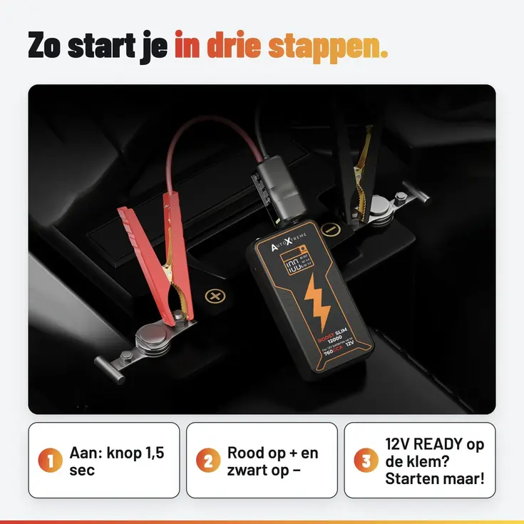 Boost Slim 12000 - Jumpstarter - 760 CCA