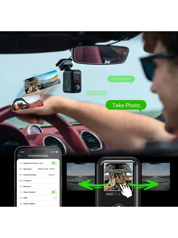 Vantrue E360 Cloud 5K 2CH Wifi GPS 360 dashcam