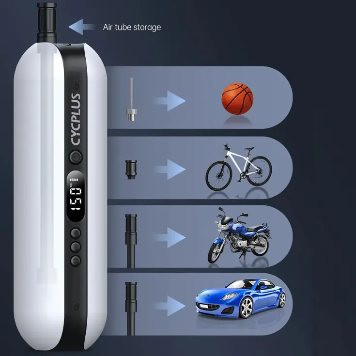 A2 PRO Wit fietspomp oplaadbaar