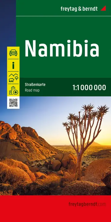 Wegenkaart Namibië
