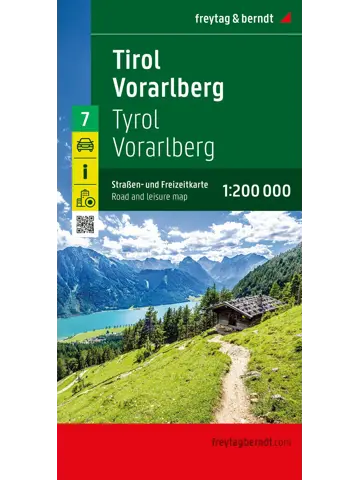 Wegenkaart Oostenrijk 7 -Tirol - Vorarlberg