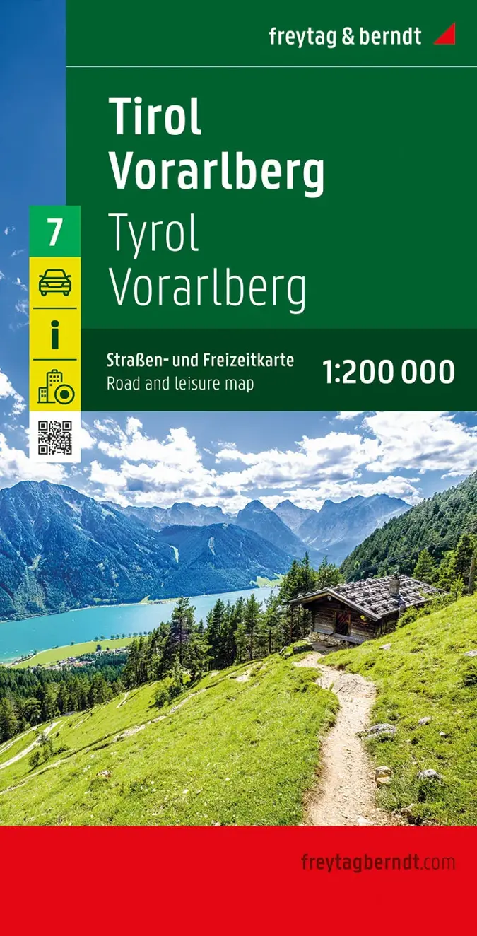 FB Kaart Oostenrijk 7 -Tirol - Vorarlberg