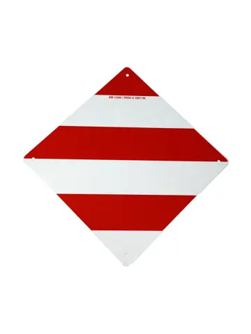 Reflecterend lading markeringsbord 43x43 cm