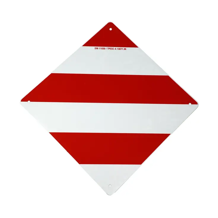 Reflecterend lading markeringsbord 43x43 cm