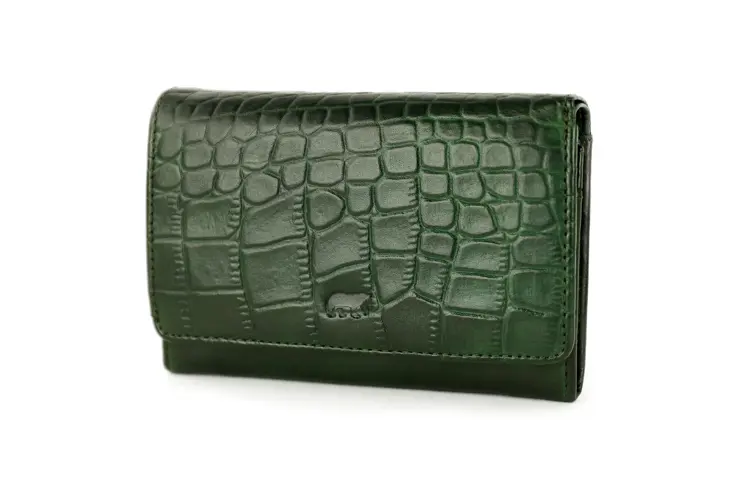 Croco - Portemonnee - Leer - Dames - 4 pasjes