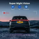 Nanocam M27 2K QuadHD Wifi GPS 32gb dashcam