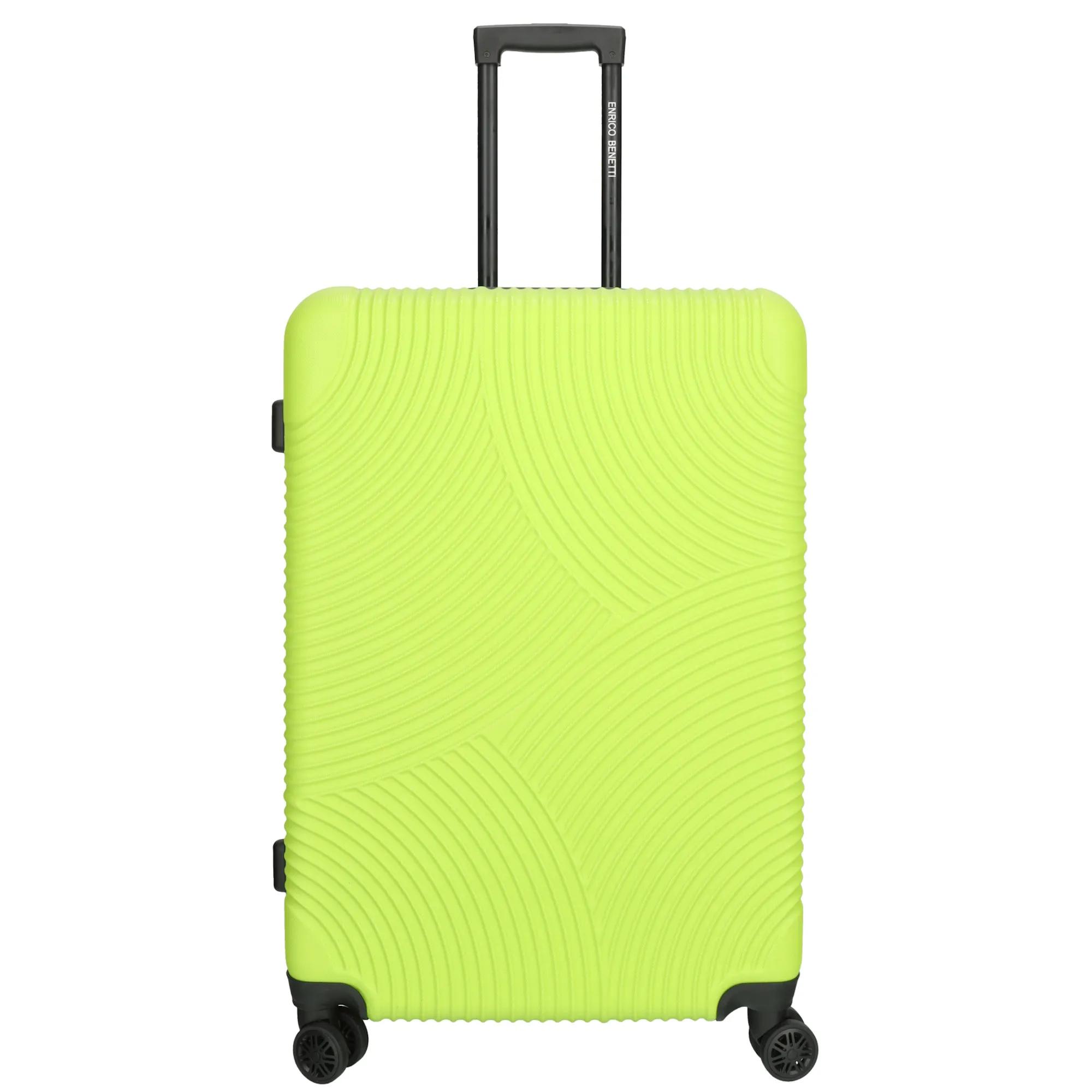 Enrico Benetti   Louisville  Grote koffer  Limoen