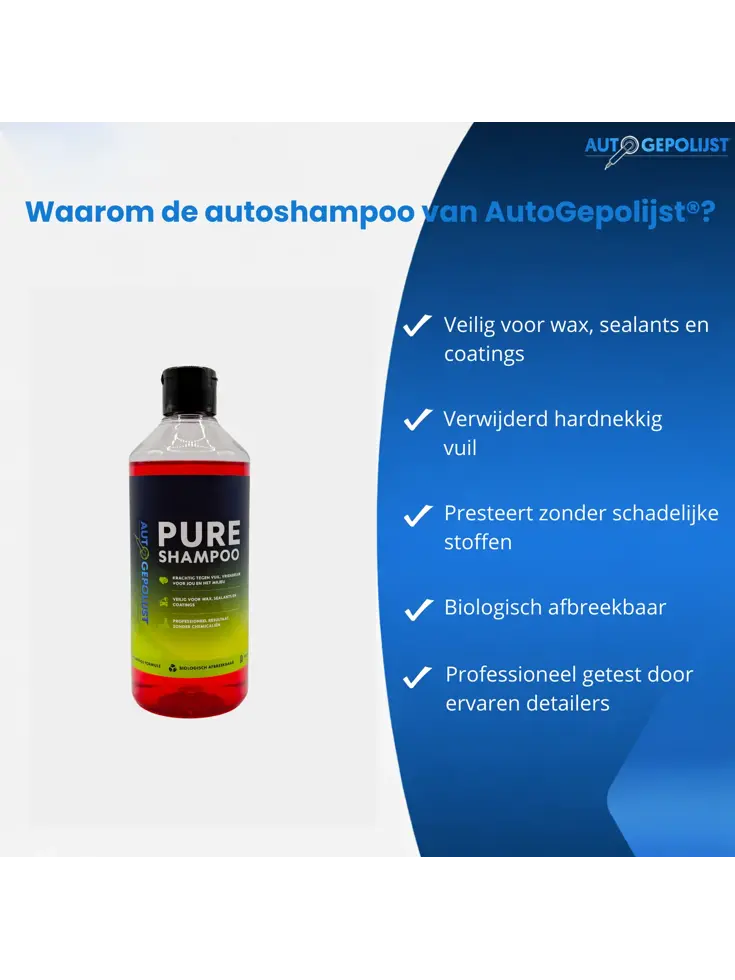 Pure Shampoo - Autoshampoo - 500 ml