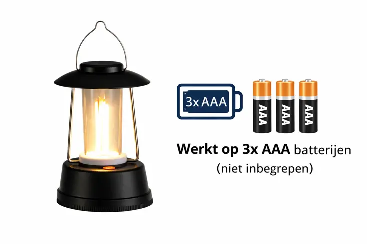 LED Campinglamp met Ophanghaak