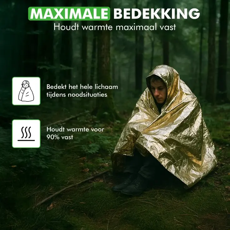 Nooddeken – 4 Stuks