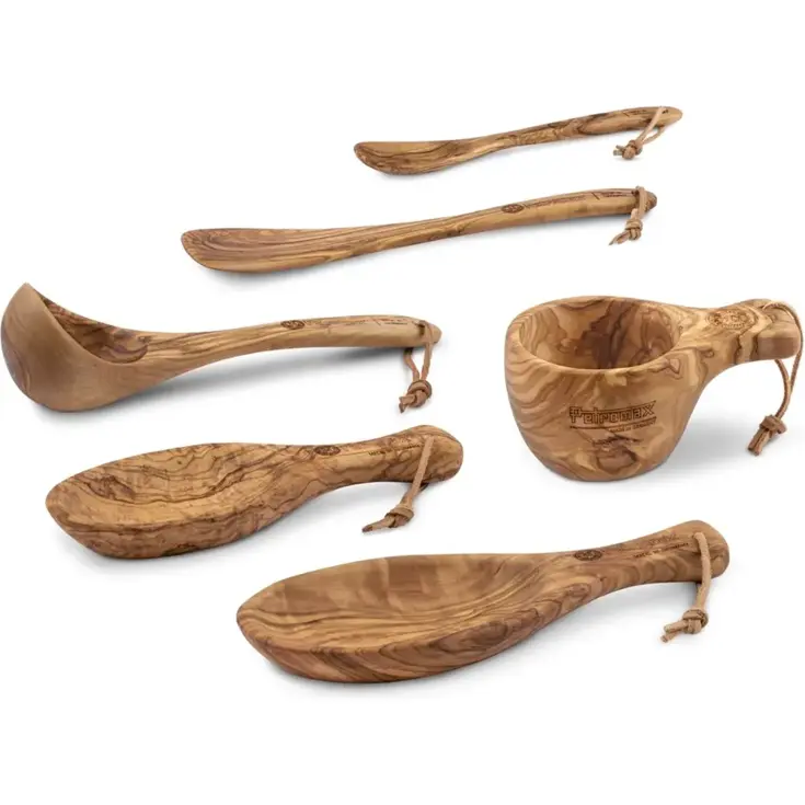 Flensschotel Olijfhout – 25 cm