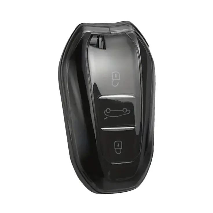 TPU Sleutelhoesje voor Peugeot clear 157