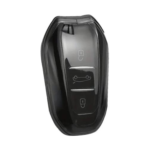TPU Sleutelhoesje voor Peugeot clear 157