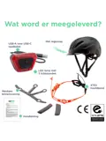 RIDER SMART fietshelm met zonneklep