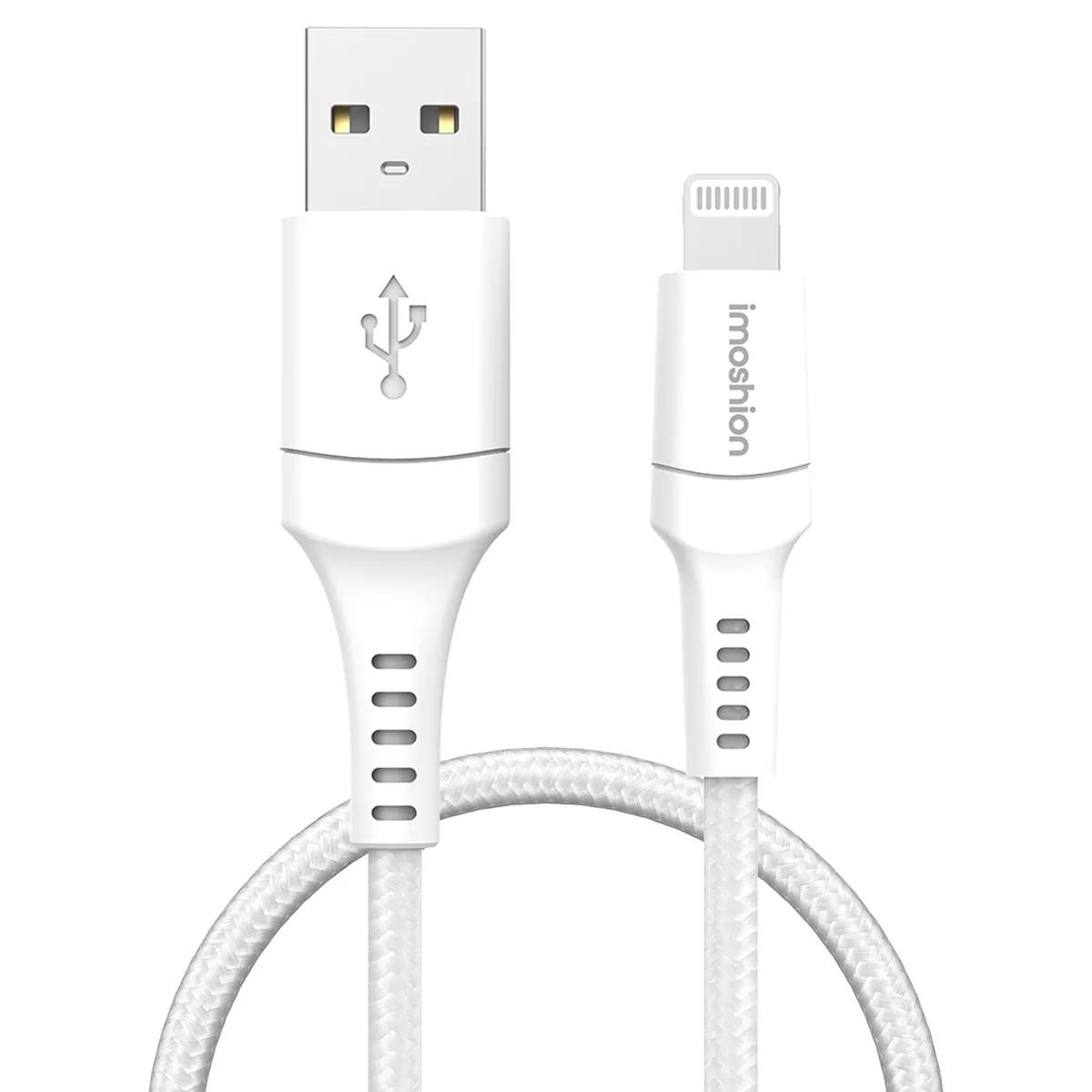 Imoshion  Lightning naar USB kabel 1,5 meter  Wit
