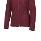 Dames wollen full-zip vest Tuva Jaquard