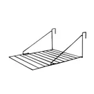 BRASQ Droogrek Hangend - 5 meter - 53x71x27 cm