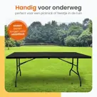 Goliving Inklapbare Campingtafel 180x70x74cm
