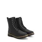 Torpsund Dames - Veterboots met rits - Wol gevoerd