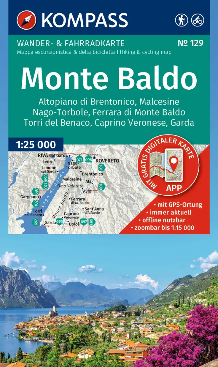 Wandelkaart WK129 Monte Baldo