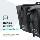 Voltano Dubbele Fietstas Rolltop Urban Green