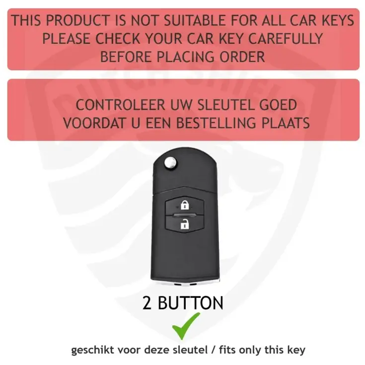 TPU Sleutelhoesje voor Mazda goud C2