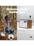 DAB46W DAB+/FM Radio Wekkerfunctie