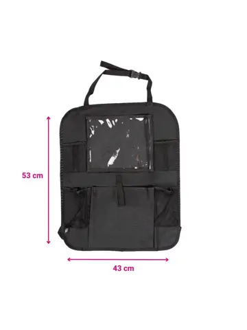 Organizer Backseat Novi met Tablet-/Telefoonhouder