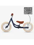 2-in-1 Loopfiets Driewieler met Duwstang
