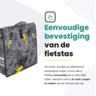 Voltano voorgevormde fietstas Floral Fusion