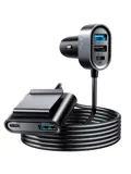 Autolader USB-A / USB-C - Zwart