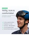 PILOT fietshelm met vizier NTA certif.