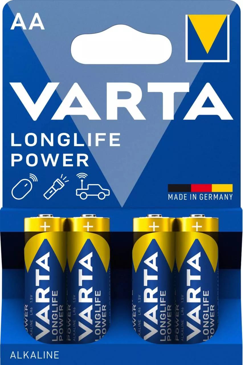 Varta Powerbank -  Longlife Power AA LR06 - 4 stuks main product image