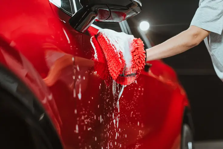 Microvezel Washandschoen voor Auto Reiniging