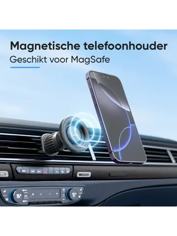MagSafe Telefoonhouder Auto - Zwart
