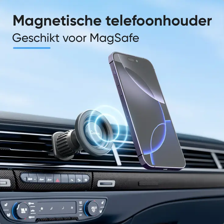 MagSafe Telefoonhouder Auto - Zwart