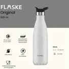 FLASKE 500 ml RVS Drinkfles