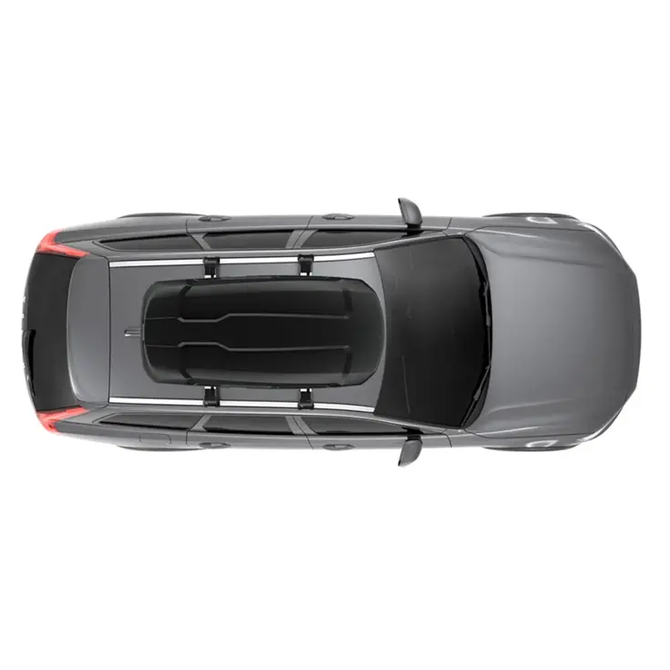 Thule dakkoffer Force M 400 liter Zwart Mat