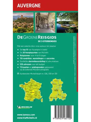 Michelin Groene reisgids Auvergne