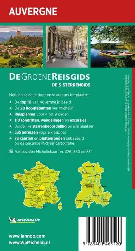 Michelin Groene reisgids Auvergne