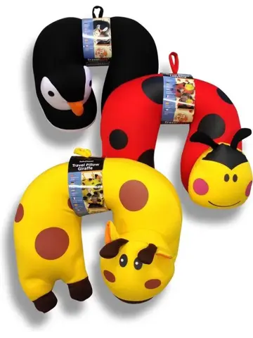 Dieren Reiskussen/Nekkussen voor kinderen