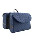 Quilt - Dubbele fietstas - Navy