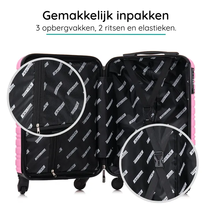 Reiskoffer S ABS 39L met TSA-slot en 360° wielen