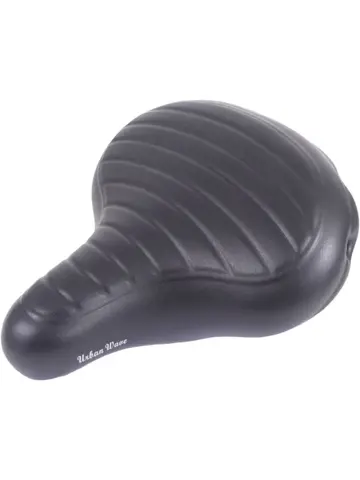 Edge Fietszadel Urban Xl Wave - Zwart